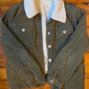 Hunter green Pacsun corduroy jacket